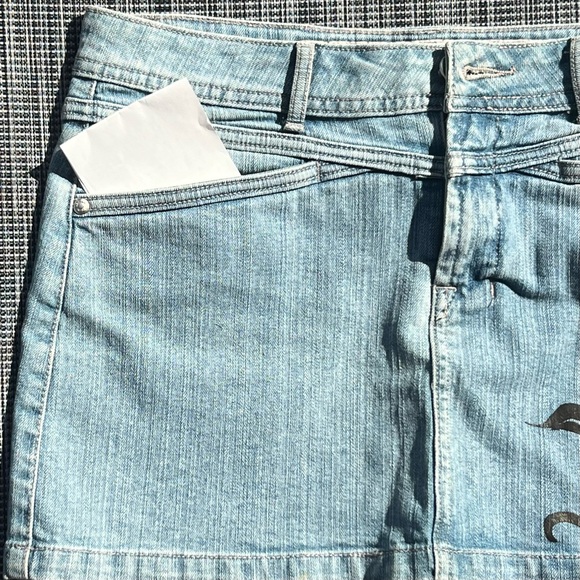 Marithe Francois Girbaud Vintage Mini Denim Skirt Size 28 Waist EUC - Picture 9 of 9
